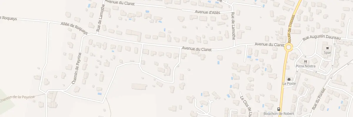 Plan du 21 Av de Claret à Carignan-de-Bordeaux