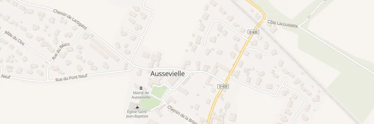 Plan du 9 Rue de la Mairie à Aussevielle