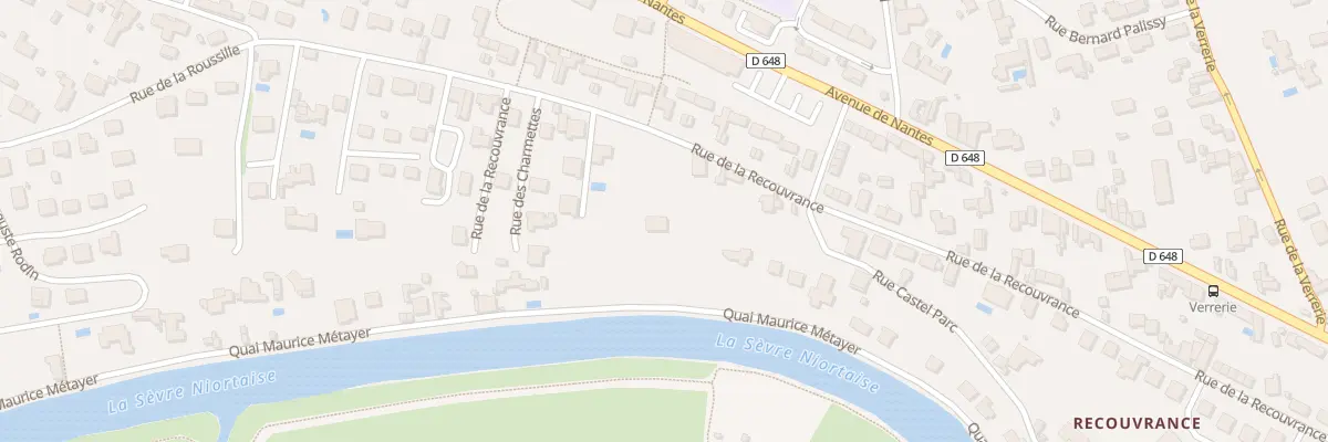 Plan du 81 Rue de la Recouvrance à Niort