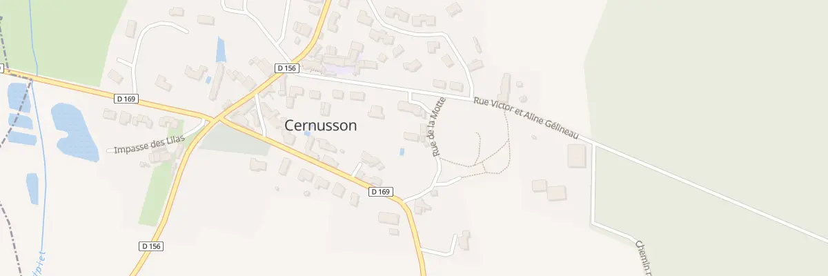 Plan du 3 Rue de la motte à Cernusson
