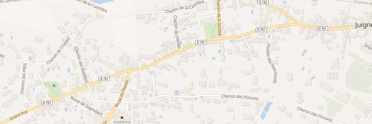 Plan du 76 Rue Grand Rue aux Garennes sur Loire