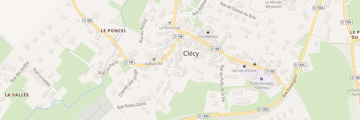 Plan du 13 Rue Notre Dame à Clécy