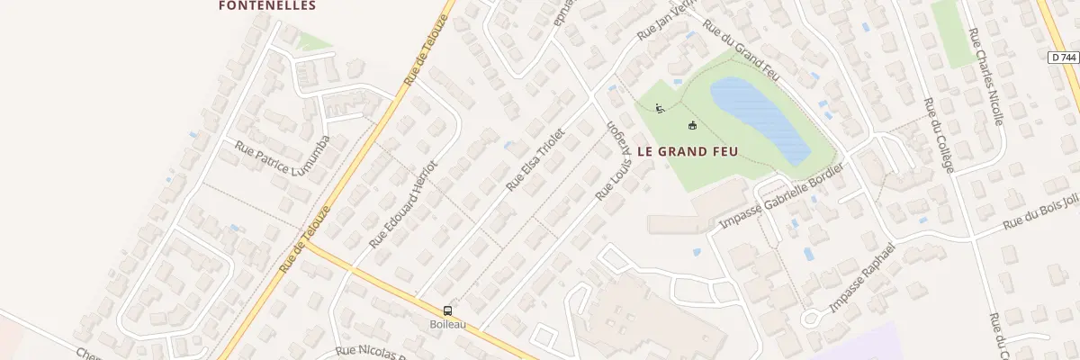 Plan du 20 Rue Elsa Triolet à Niort