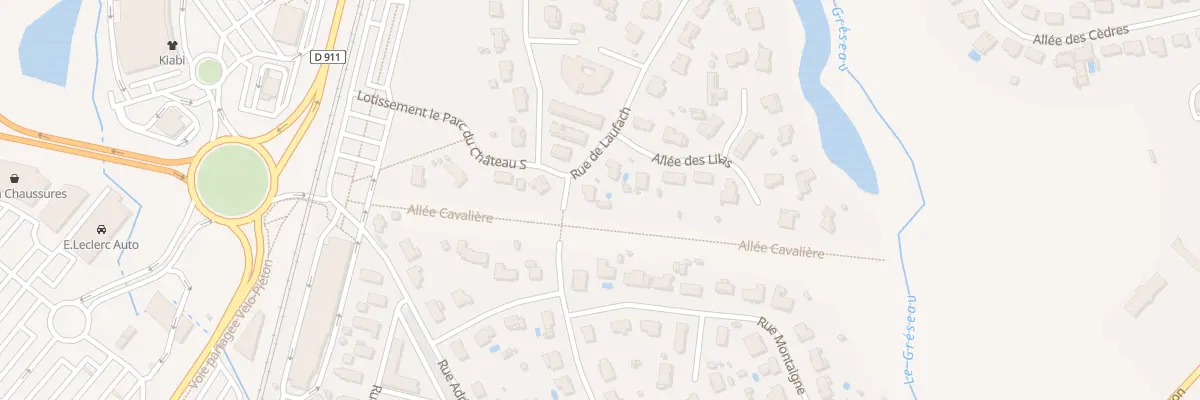 Plan du 74 Rue de Laufach à Sainte-Eulalie