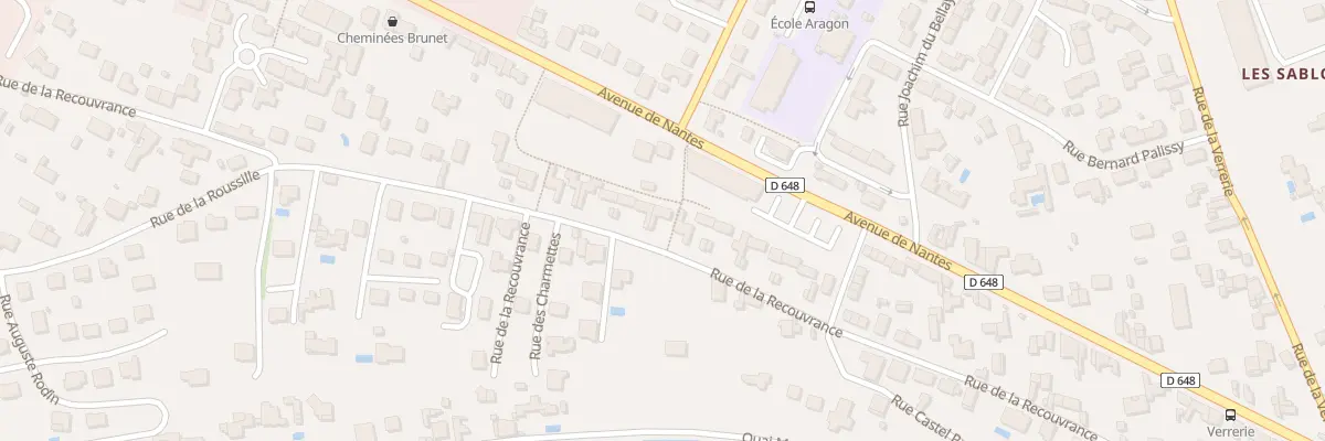Plan du 92B Rue de la Recouvrance à Niort