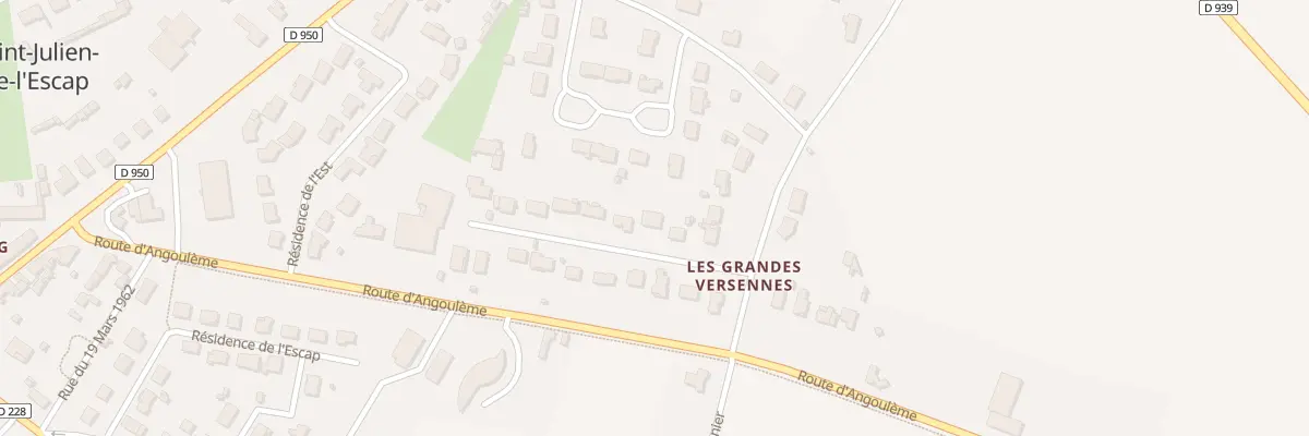 Plan du 4 Lot les Grandes Versennes à Saint-Julien-de-l’Escap