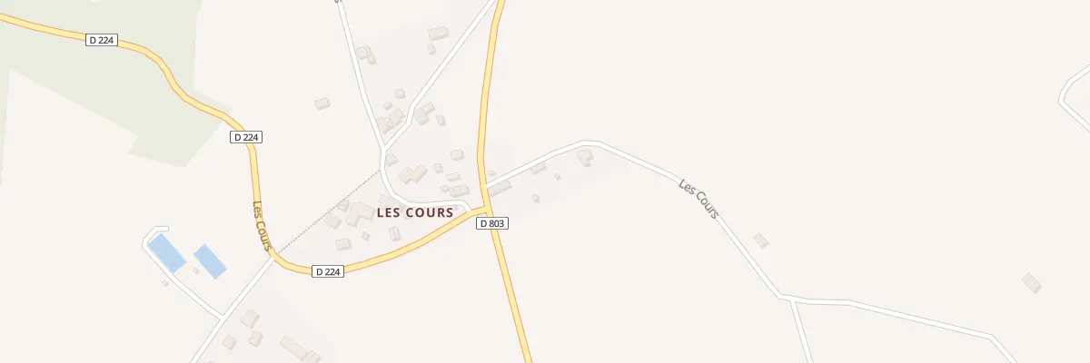 Plan du 13 Les Cours à Berjou