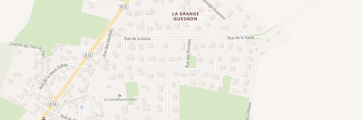 Plan du 25 Rue des Écrottes à Banville