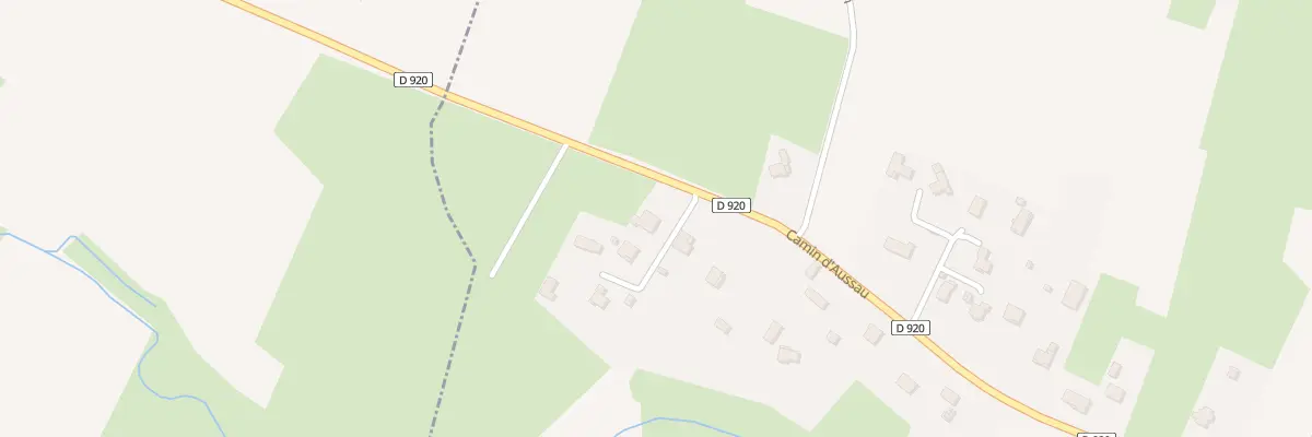 Plan du 41 Cami d’Aussau - Cd 920 à Buziet