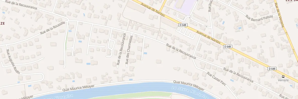 Plan du 85 Rue de la Recouvrance à Niort
