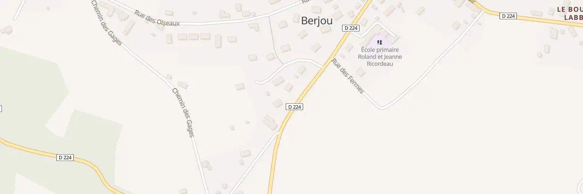 Plan du 213 Lot Bel Air à Berjou
