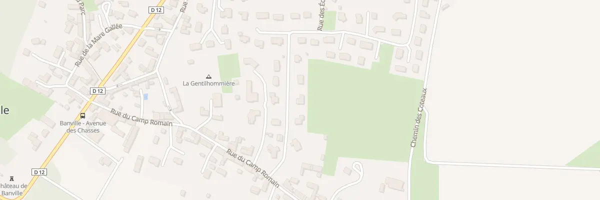 Plan du 6 Rue des Écrottes à Banville