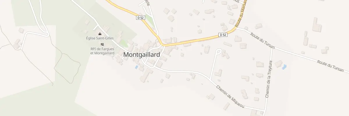Plan du 52 Av de la Concorde à Montgaillard