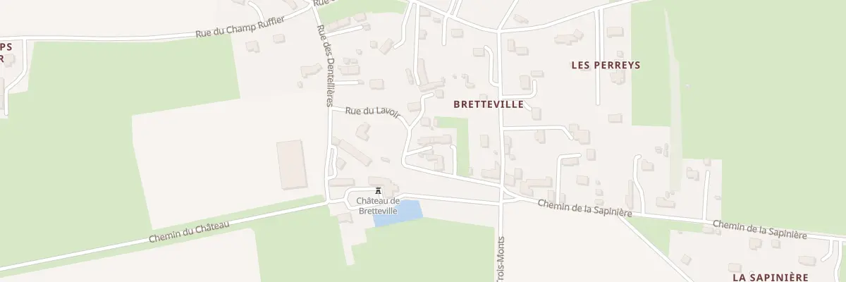 Plan du 5159 Bretteville à Sainte-Honorine-du-Fay