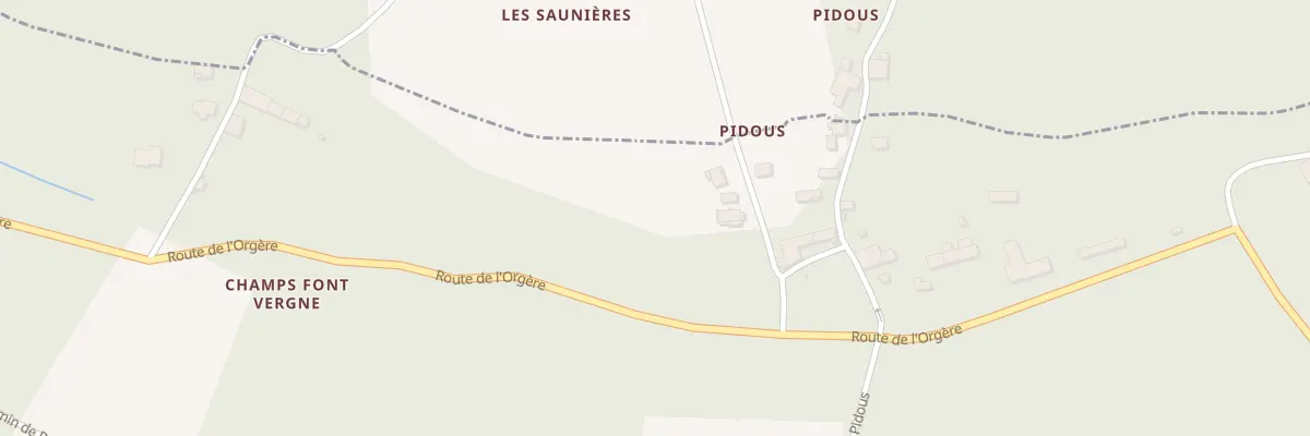 Plan du 3 Che de Puits Doux à Saint-Sauvant