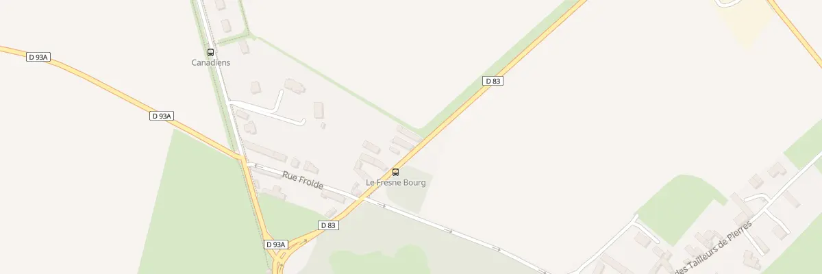 Plan du 15 Av Leforestier d’Osseville au Fresne-Camilly