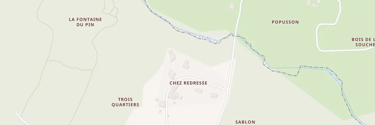 Plan du 15 Chez Redressé à Saint-Césaire