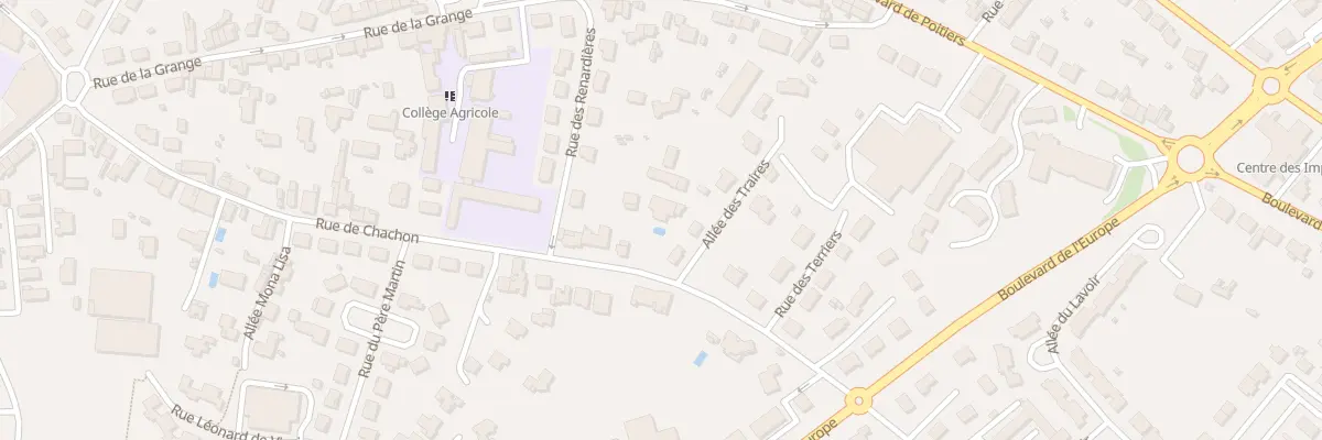 Plan du 55B Rue de Chachon à Bressuire