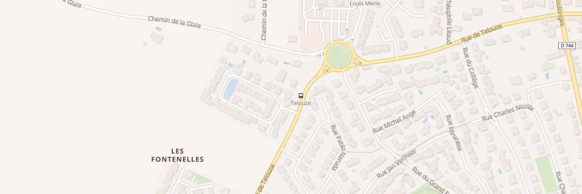 Plan du 2 Rue du Hameau de Telouze à Niort