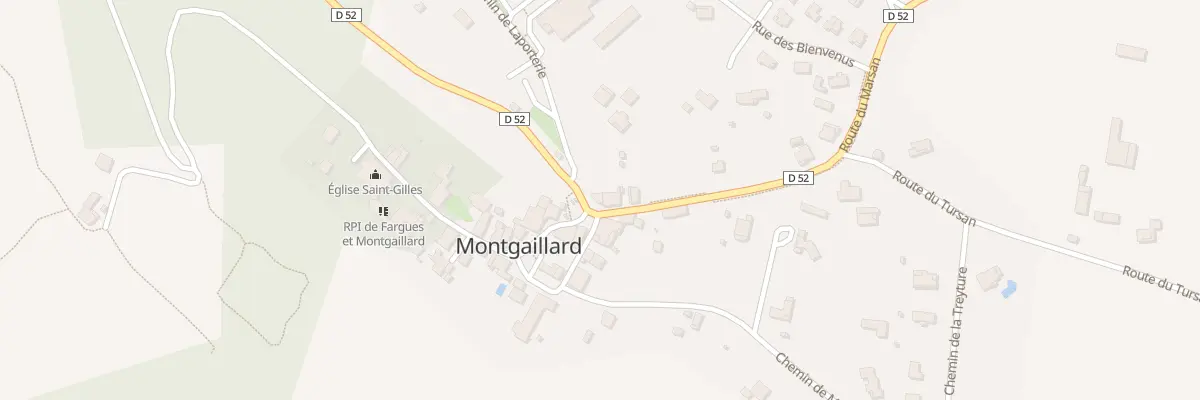 Plan du 10 Rte de la Chalosse à Montgaillard