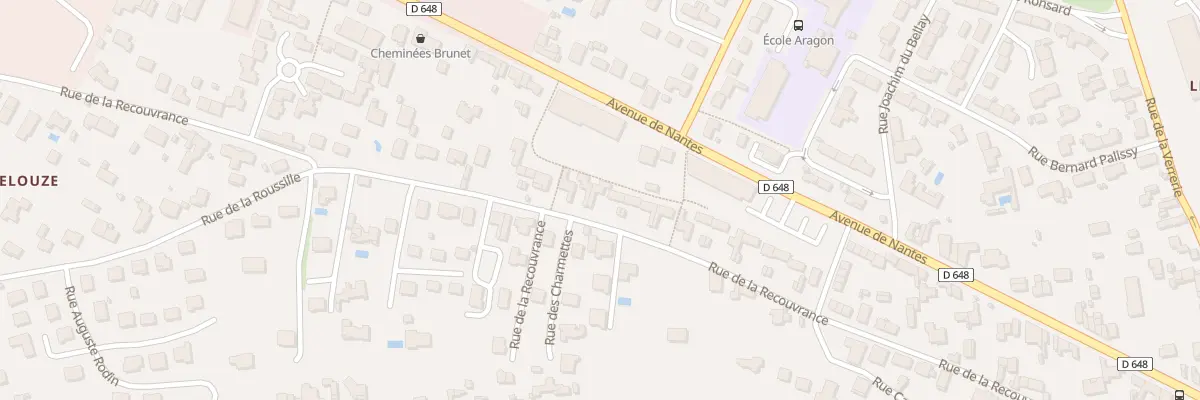 Plan du 96B Rue de la Recouvrance à Niort