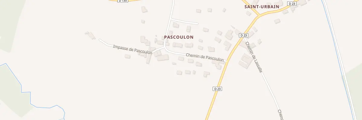 Plan du 125 Che de Pascoulon à Pugnac