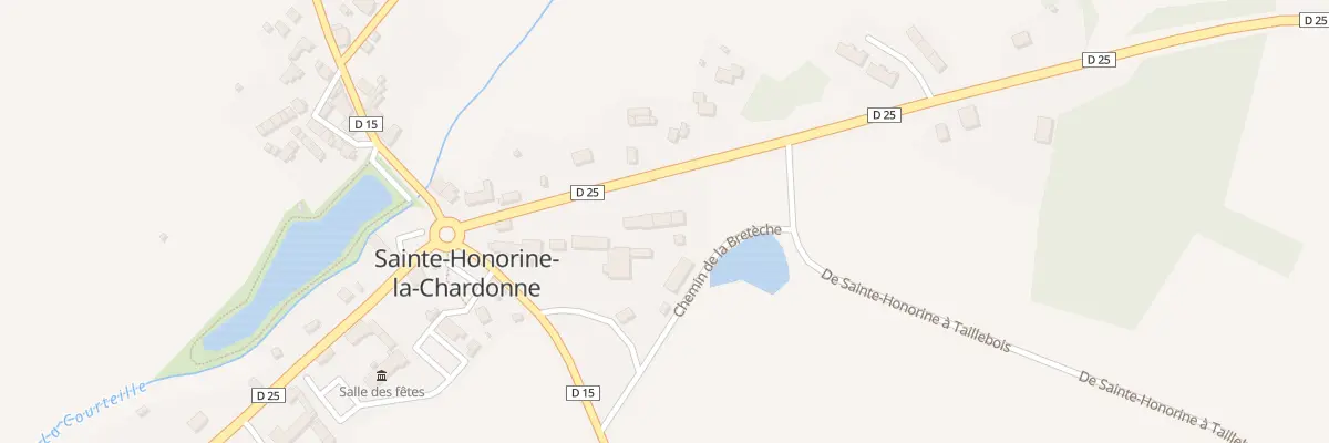 Plan du 6 Rue de la Bretèche à Sainte-Honorine-la-Chardonne