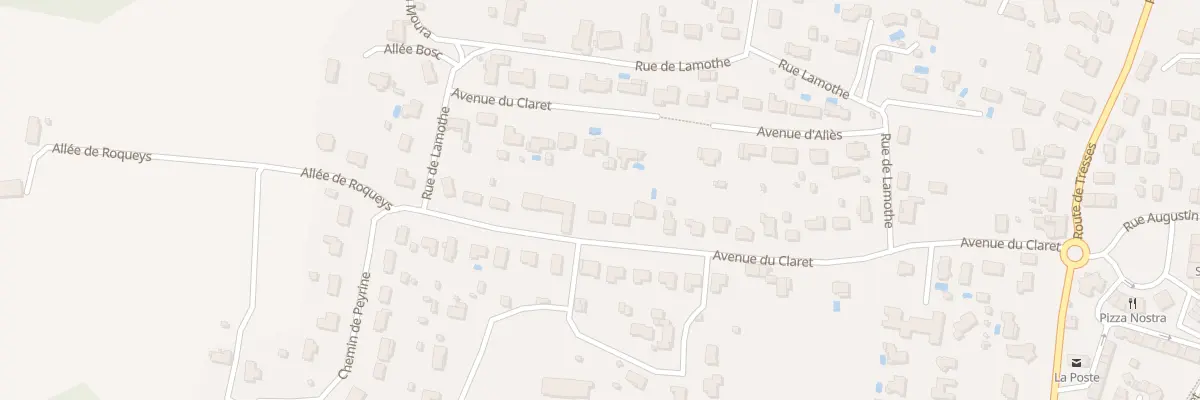 Plan du 36 Av de Claret à Carignan-de-Bordeaux