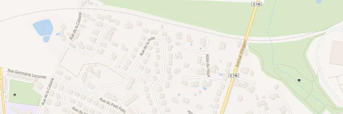 Plan du 12 Rue de la Pree à Bressuire