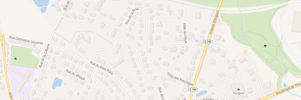 Plan du 4 Rue de la Pree à Bressuire
