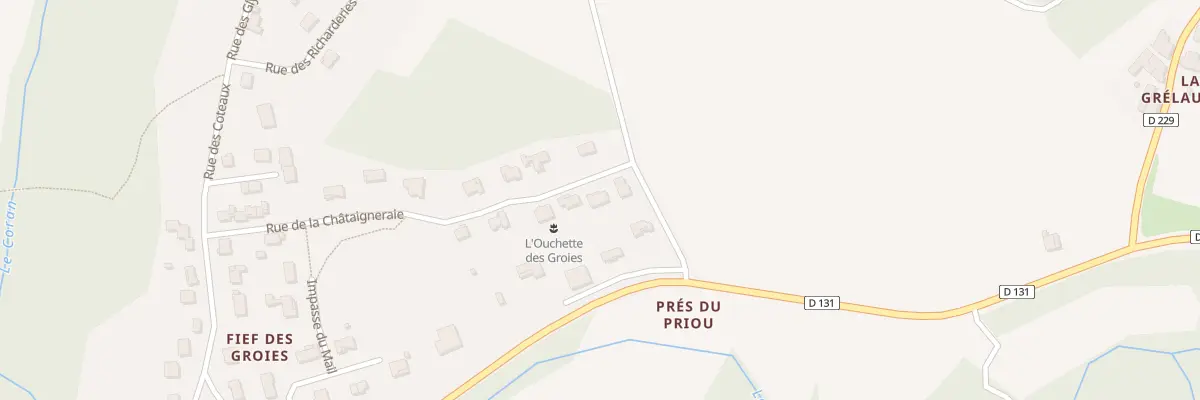 Plan du 3 Rue de la Chataigneraie à Saint-Bris-des-Bois