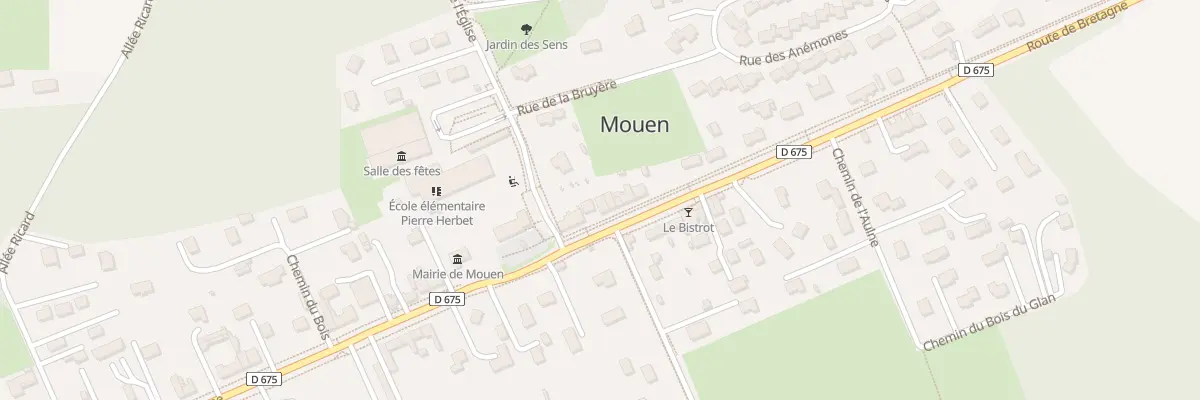 Plan du 522 Rte de Bretagne à Mouen