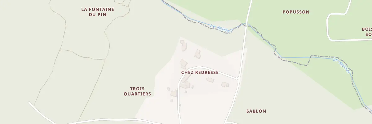 Plan du 11 Chez Redressé à Saint-Césaire