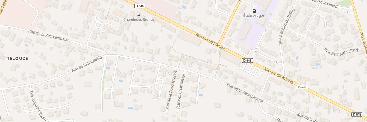 Plan du 100 Rue de la Recouvrance à Niort