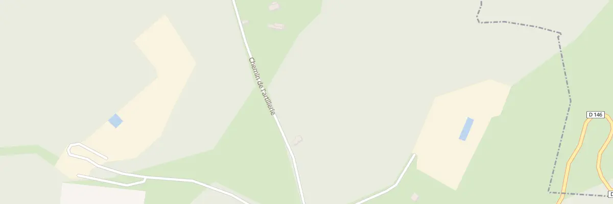 Plan du 834 Che de l’Artillerie à Aubertin