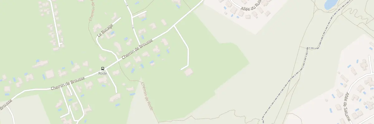 Plan du 2 Che de Brousse à Bouliac