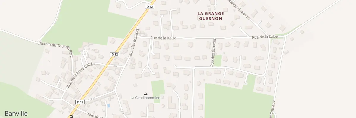 Plan du 19 Rue des Écrottes à Banville