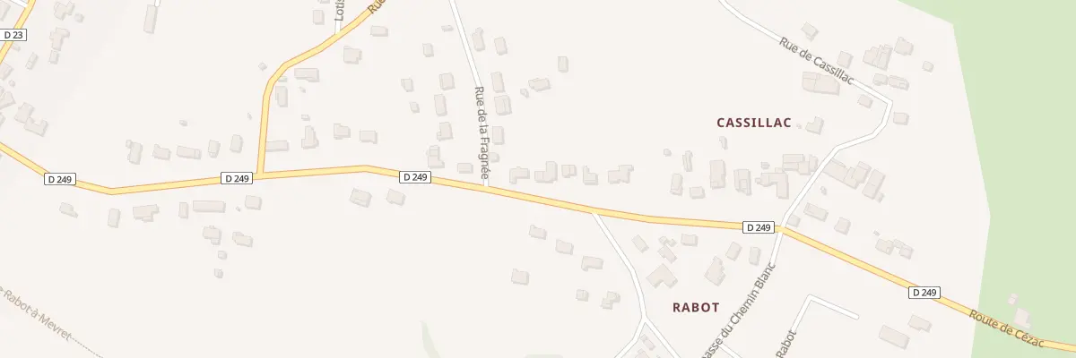 Plan du 561 Rte de Cezac à Pugnac