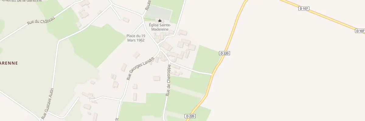 Plan du 29 Rue Evariste Mainguet à La Jarrie-Audouin