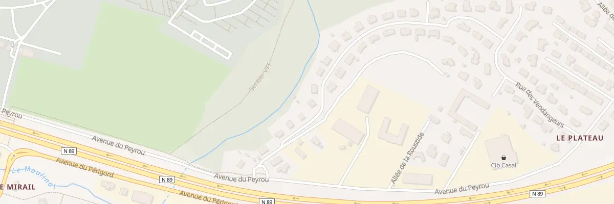 Plan du 58 All des Vendangeurs à Artigues-près-Bordeaux