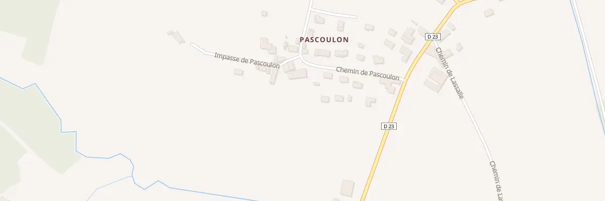 Plan du 137 Pascoulon à Pugnac