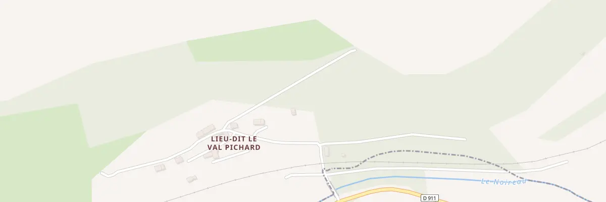 Plan du 4 Le Val Pichard à Saint-Denis-de-Méré