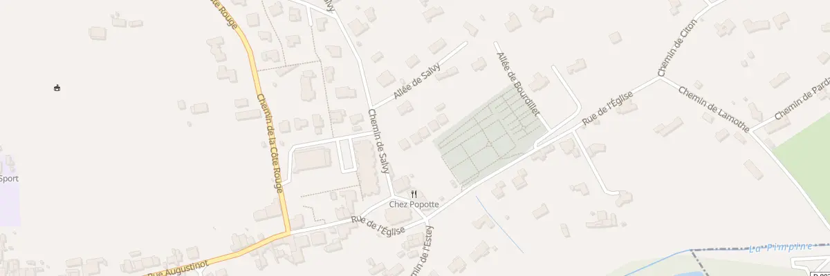 Plan du 1B Che de Salvy à Latresne
