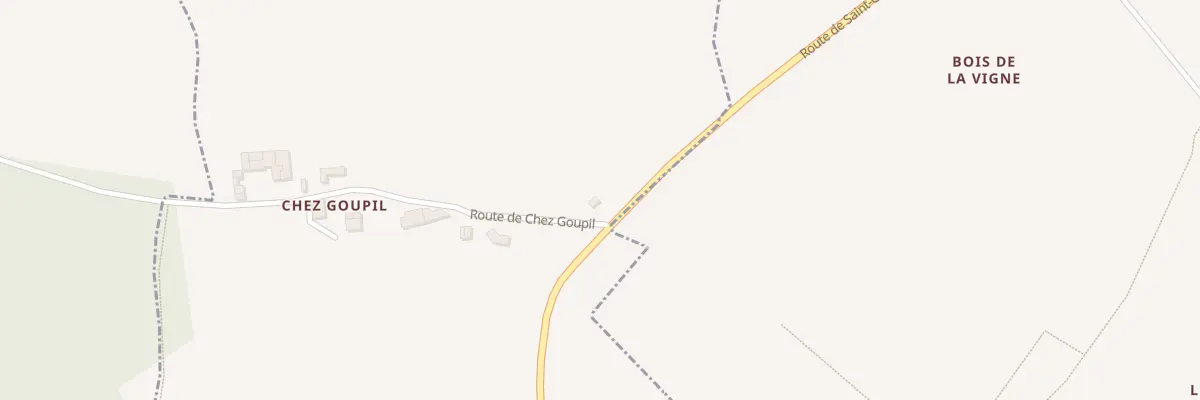 Plan du 2 Rte de Chez Goupil à Saint-Hilaire-du-Bois