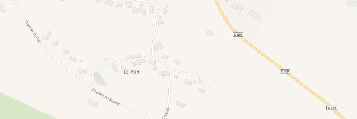 Plan du 16 Chem de Grande Cazelle à Prignac-et-Marcamps