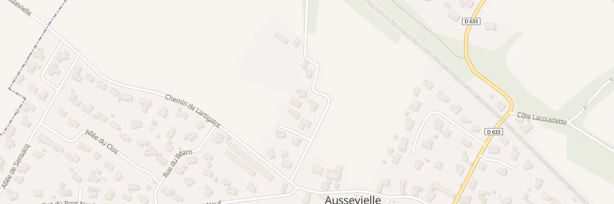 Plan du 5 All Margalide à Aussevielle
