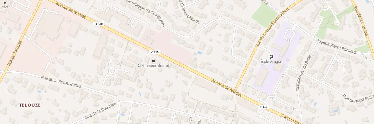Plan du 92 Av de Nantes à Niort