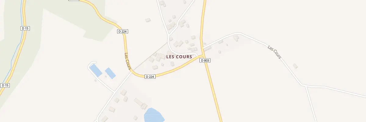 Plan du 5016 Les Cours à Berjou