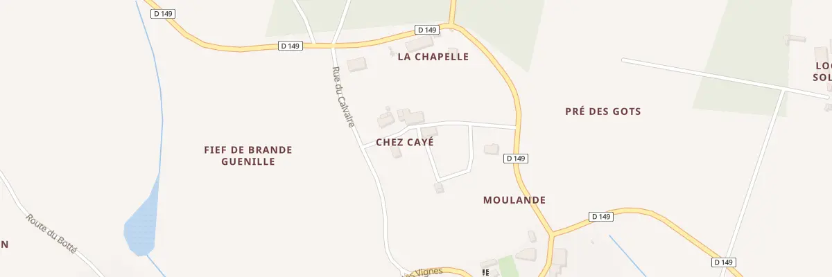 Plan du 5027 Chez Caye à Salignac-de-Mirambeau