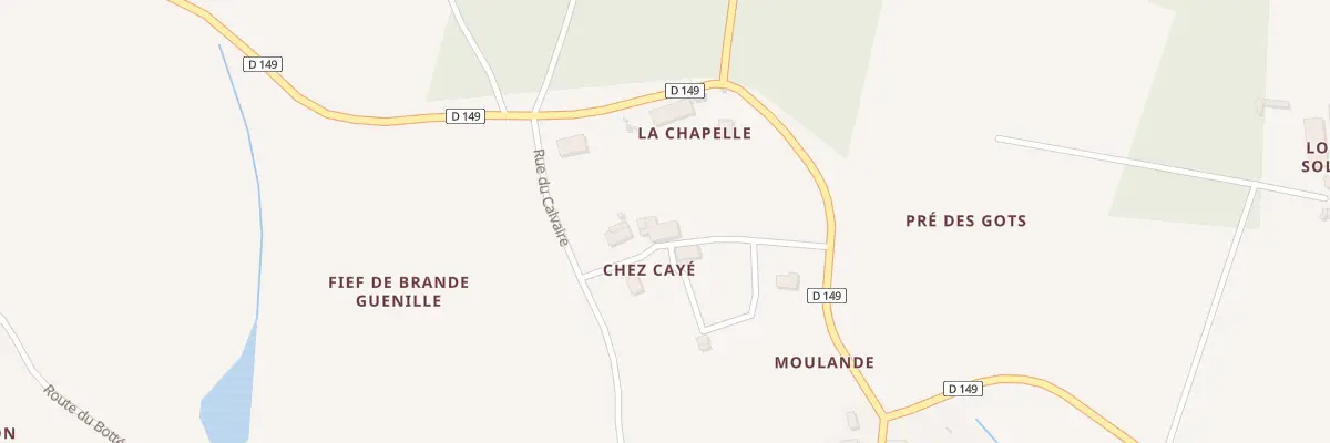 Plan du 5028 Chez Caye à Salignac-de-Mirambeau